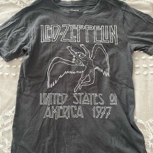 Led Zeppelin Black Graphic Tee